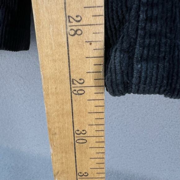 VTG Diesel Pants Women's Size 4/27 Black Corduroy Y2K Straight Preppy - Picture 5 of 15